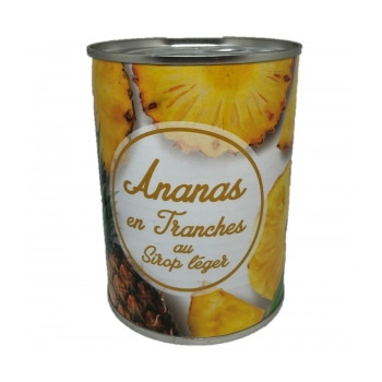 Ananas en tranches au sirop